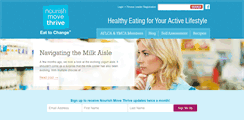 Desktop Screenshot of nourishmovethrive.ca